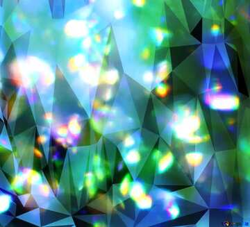 FX №206931 Color blurred background triangles polygonal geometrical blue color