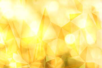 FX №206760 Gold Polygonal triangles color background
