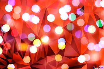FX №206029 Christmas background Polygonal red