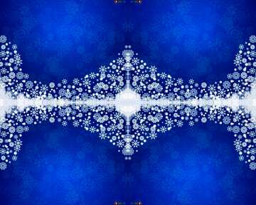 FX №206542 Blue Christmas background pattern