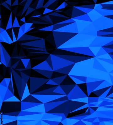 FX №206719 Polygon background with triangles dark blue