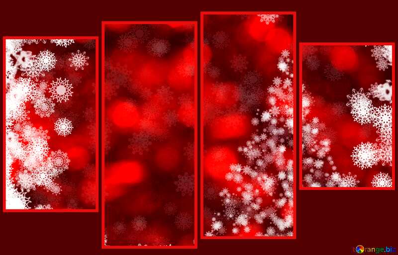 Beautiful background Christmas and new year modular red  picture №40688