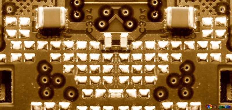 board electronic chip sepia pattern №51567