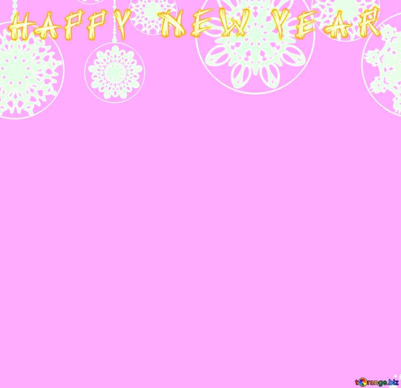 Pink Christmas and new year happy new year №40685