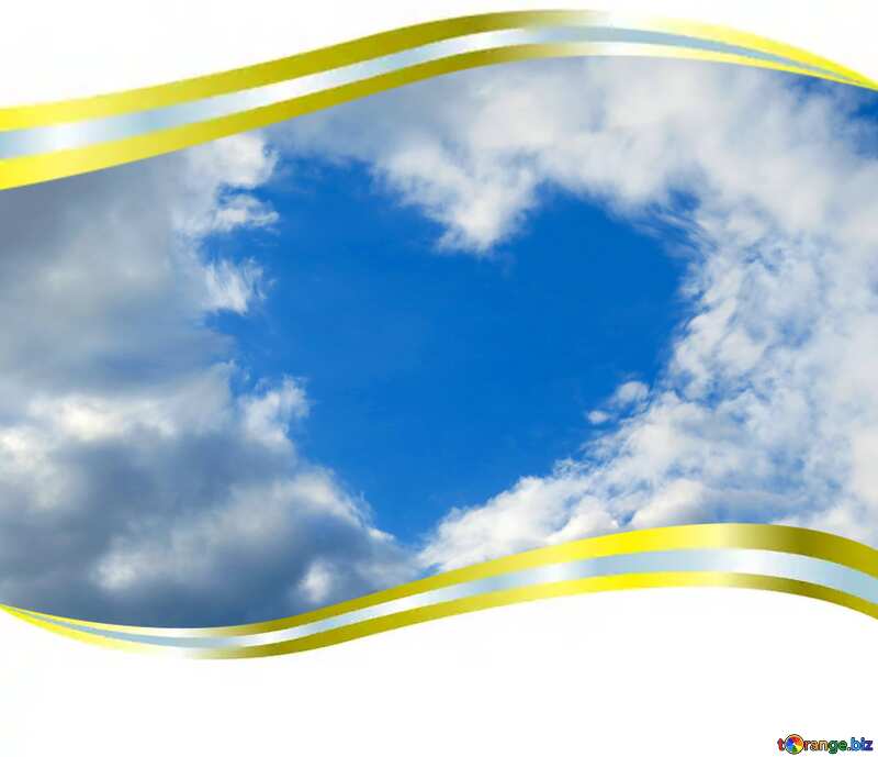Cloud of Love metal frame border №22602