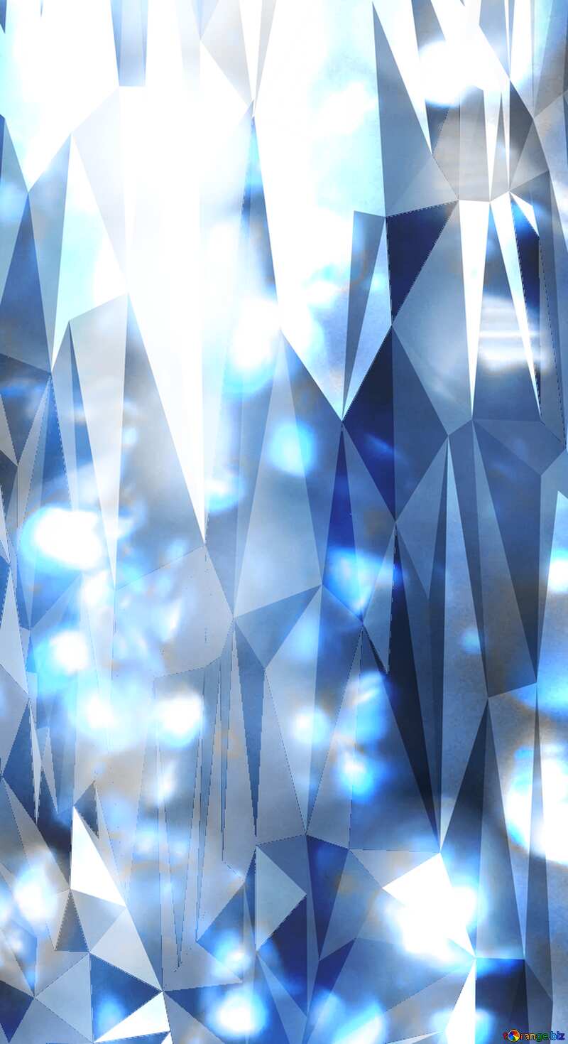Color blurred background polygonal triangles techno color №48882