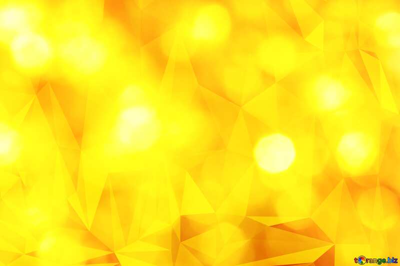 Gold Polygonal triangles hot background №37815