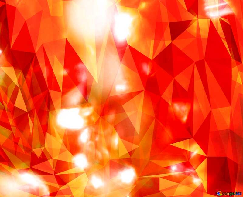 Color blurred background polygonal triangles hot picture orange №48882