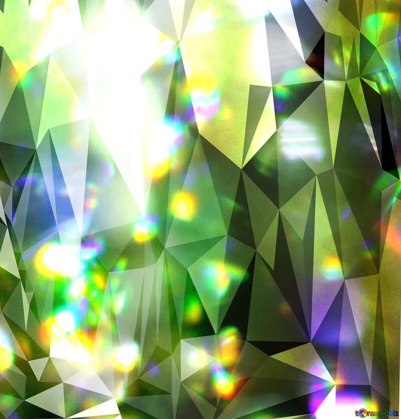 Color blurred background polygonal №48882