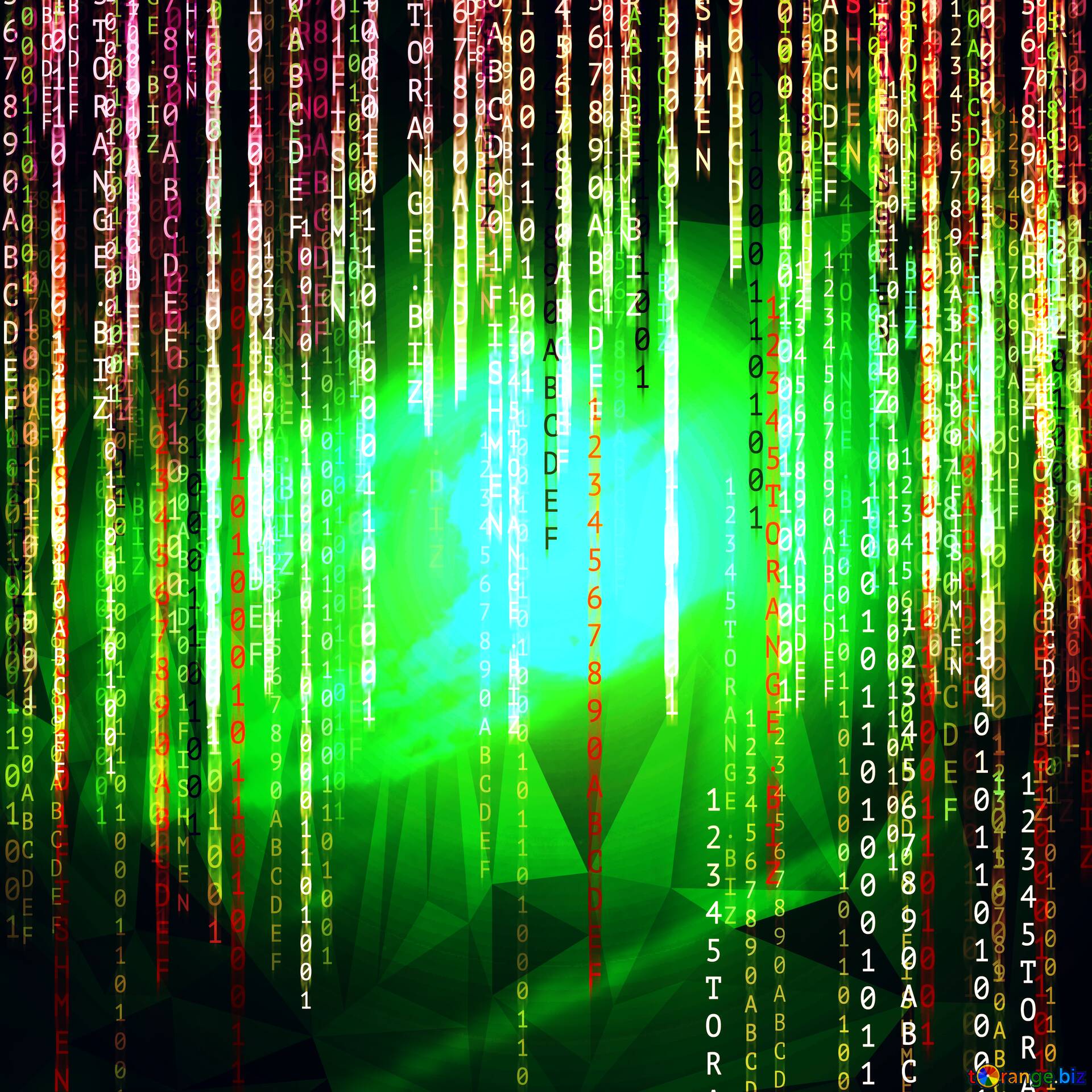 Download free picture Digital enterprise matrix style background binary code  digital polygonal on CC-BY License ~ Free Image Stock  ~ fx  №207152