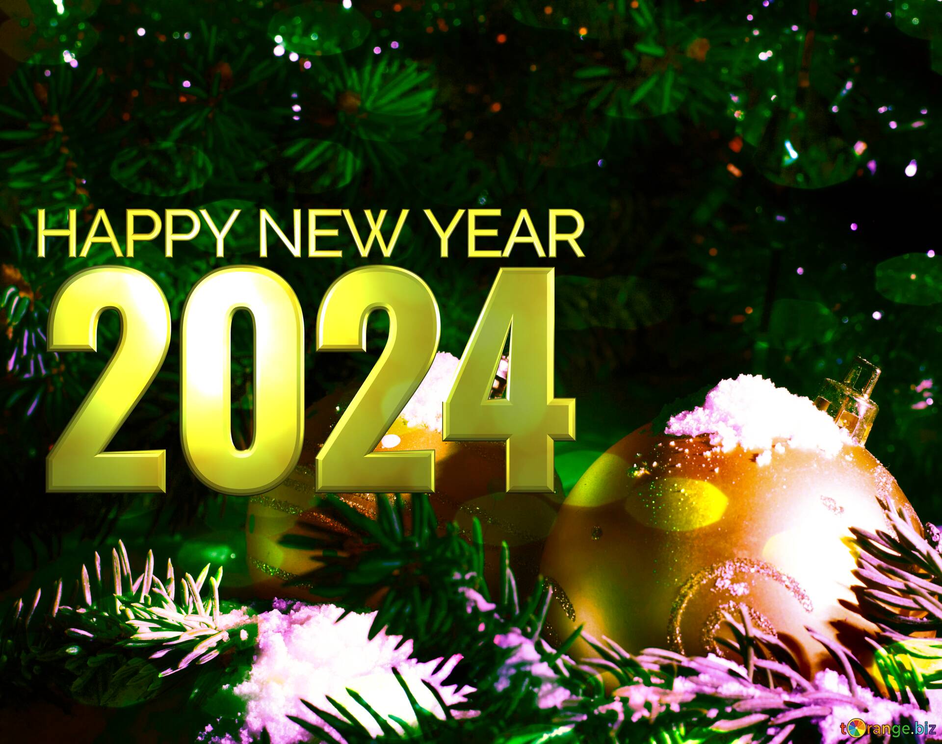 Electronic Christmas card for free happy new year 2024 №207259