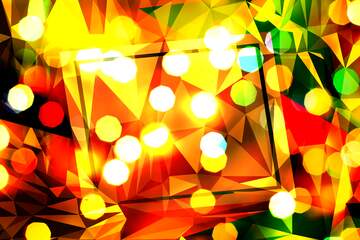 FX №207436 Bokeh background abstract geometrical template