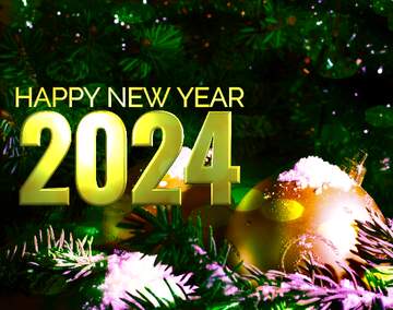 FX №207259 Electronic Christmas card for free happy new year 2024