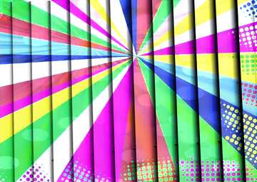 FX №207118 blinds texture different thickness lines Colors rays retro