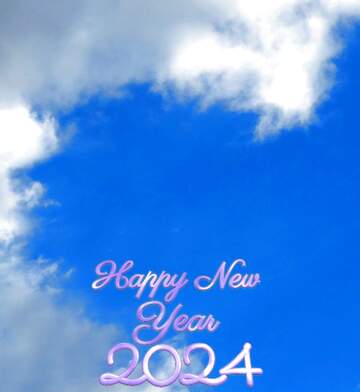 FX №207348 Heart of clouds happy new 2022 year