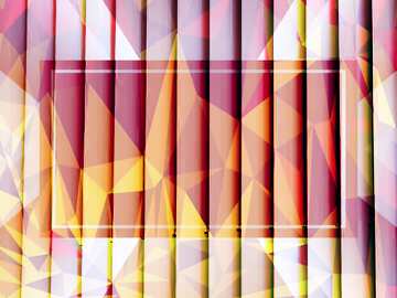 FX №207058 blinds texture different thickness lines Polygonal background with triangles hot