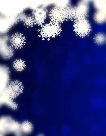 FX №207125 New year background with snowflakes blur frame left top