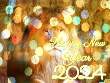 FX №207473 A lion new year 2024