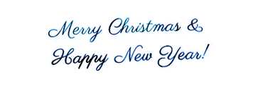 FX №207138 Beautiful inscription Merry Christmas and Happy New Year!