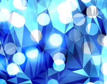 FX №207428 Christmas background polygonal blue