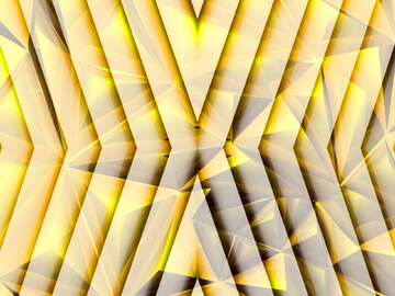 FX №207027 blinds texture different thickness lines polygonal gold metal pattern