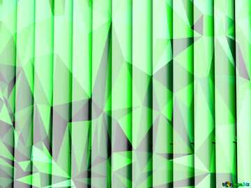 FX №207030 blinds texture different thickness lines Polygon background with triangles Green