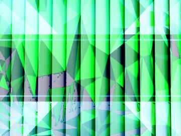 FX №207052 blinds texture different thickness lines Polygon background with triangles Green picture template