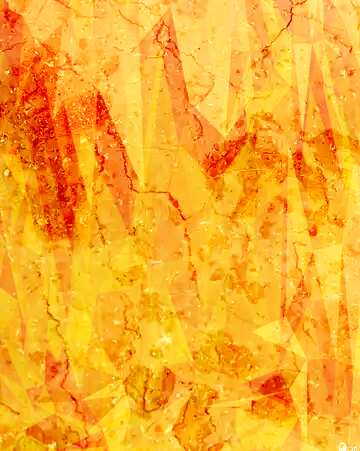 FX №207215 Light marble texture polygonal orange yellow  triangles background