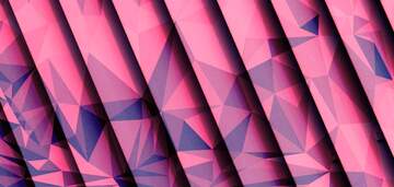FX №207047 blinds texture different thickness lines polygonal background triangles rose color