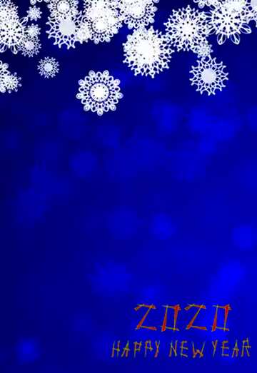 FX №207264 Blue background Christmas and new year happy new year 2020