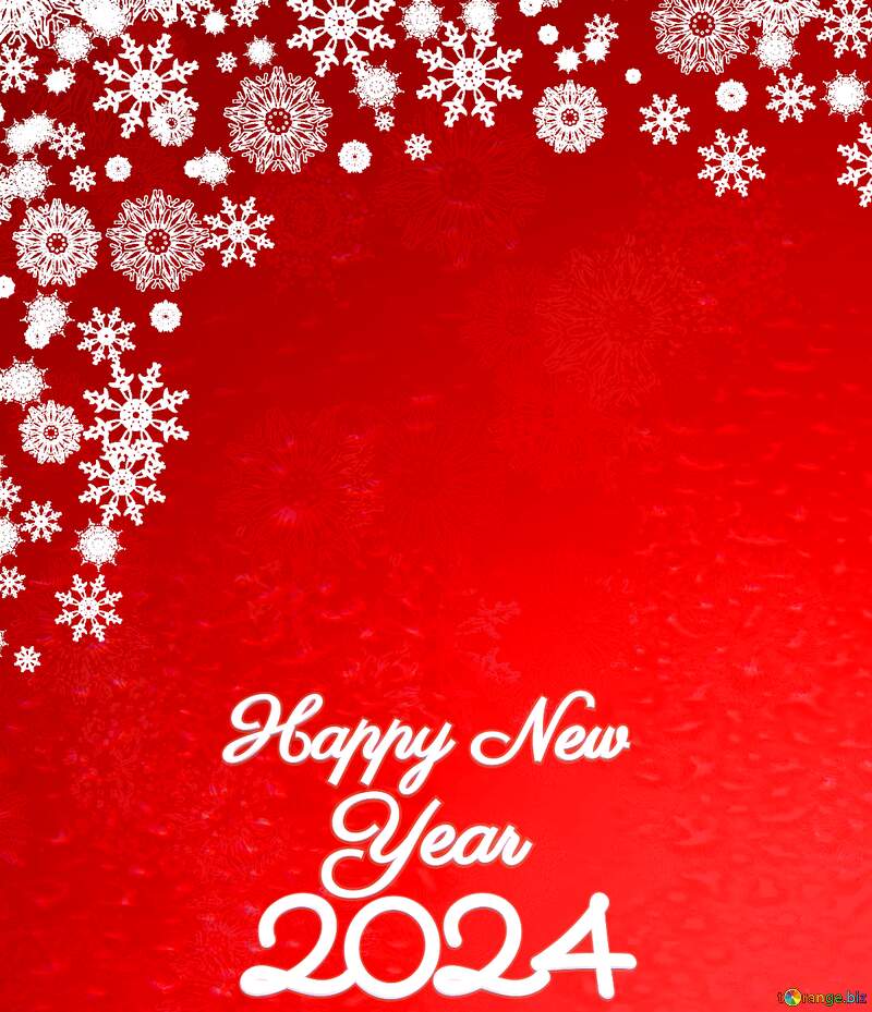 Red Christmas background happy new year 2024 №40659
