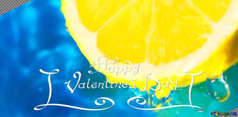 lemon water  happy valentines day №40770