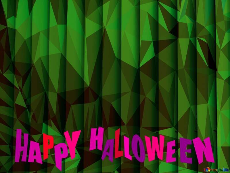 blinds texture different thickness lines happy halloween polygon green image №50773