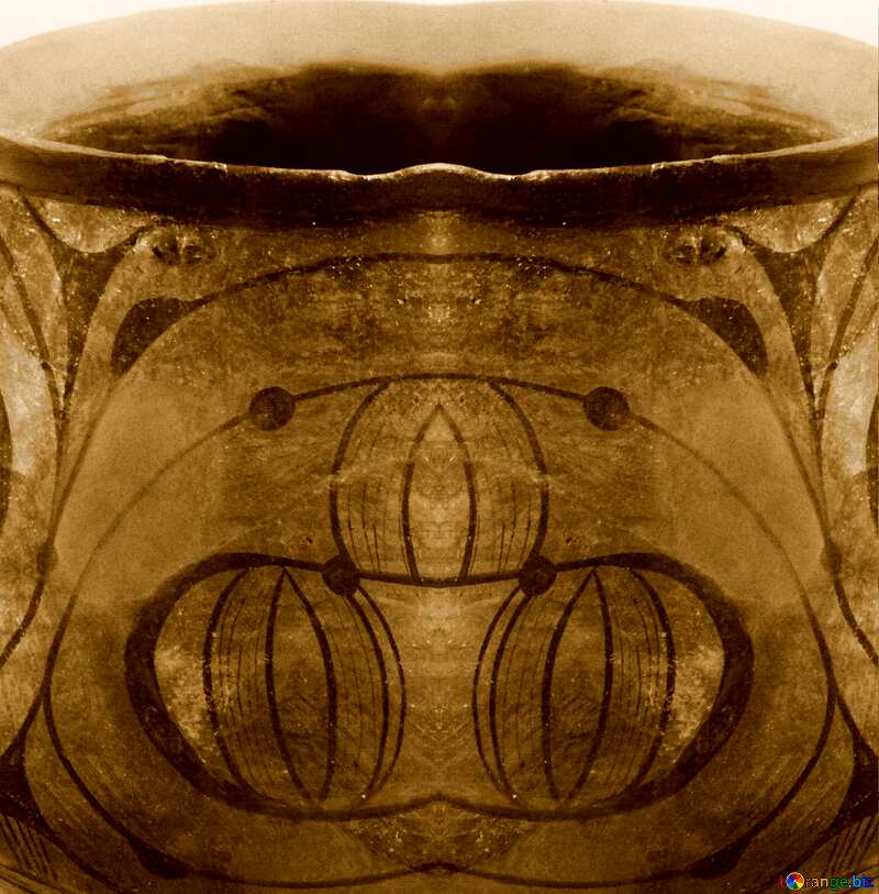 Ancient pot sepia №43834