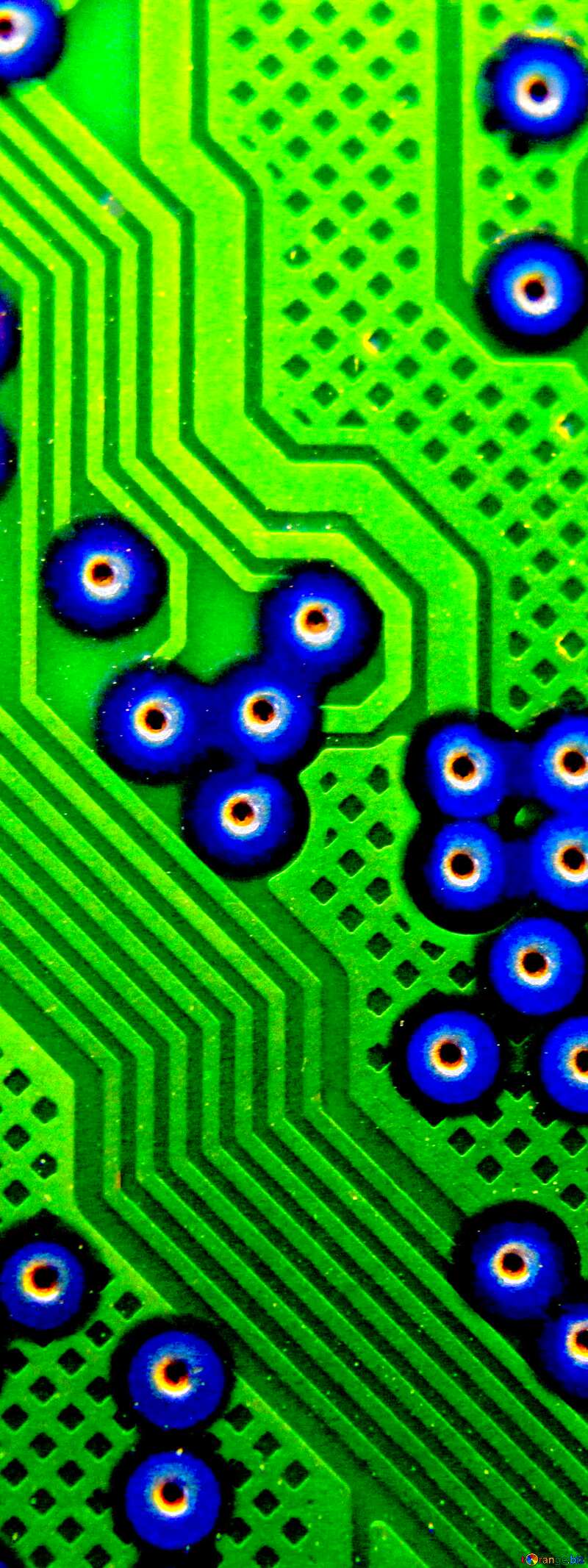 Green printed circuit board chip №51569