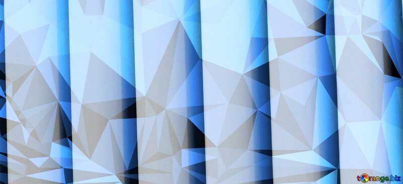 blinds texture different thickness lines polygonal blue background №50773