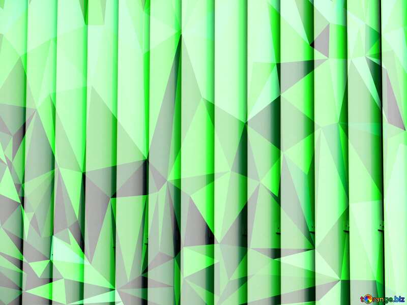 blinds texture different thickness lines Polygon background with triangles Green №50773