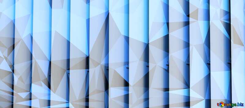 blinds texture different thickness lines polygonal background with triangles blue №50773