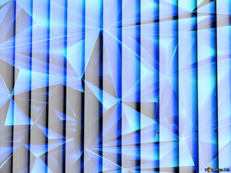 blinds texture different thickness lines Polygonal metallic blue №50773
