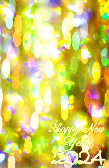 FX №208363 Color blurred background happynew year 2024