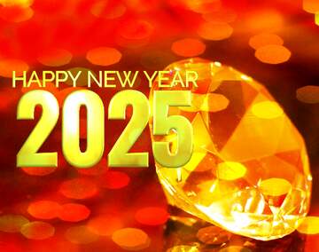 FX №208516 happy new year 2025 diamond Christmas bokeh background