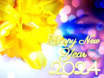 FX №208302 flower happy new year 2022