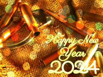 FX №208869 weapons 2024 Christmas background happy new year