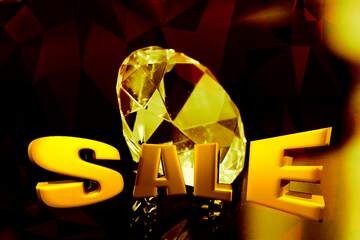 FX №208569 diamond Sales discount promotion banner background
