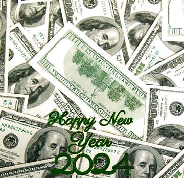 FX №208513 Dollars happy new year 2022