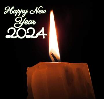 FX №208221 Candle happy new year 2022
