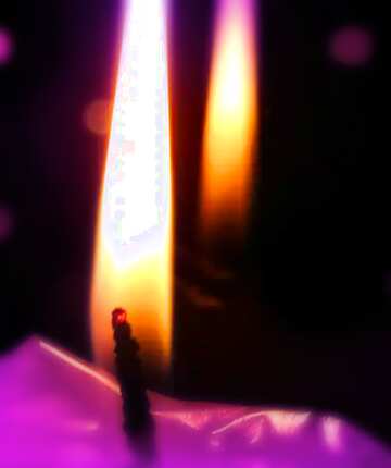 FX №208364 Candle blur frame