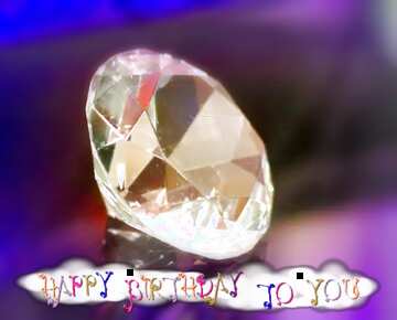 FX №208555 diamond happy birthday card background
