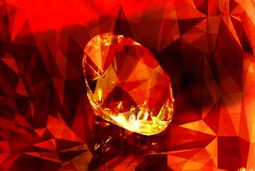 FX №208551 diamond Polygonal orange picture