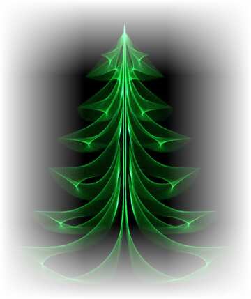 FX №208124 Christmas green tree